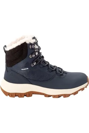 Jack Wolfskin Femme EVERQUEST TEXAPORE HIGH W Chaussure de Trail, Dark Bleu / Off-Blanc, 37 EU