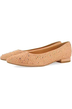 Gioseppo Ballerines Couleur Or Rose ornées de Strass pour Femme kannus