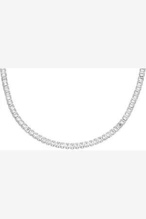 Fossil Heritage JA7271040 D-Link Glitz Collier pour femme en acier inoxydable, taille unique, Acier inoxydable, Pas de gemme