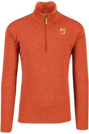 Karpos 2500709-025 PIZZOCCO Half Zip Sweatshirt Homme Spicy Orange Taille XXL