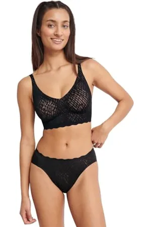 Sloggi Zero Feel Bliss Bralette Femme, Black, XXL