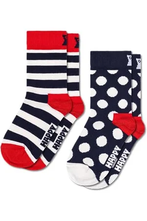 Happy Socks Garçon Stripe & Dot Calcetines, , 2-3 ans EU