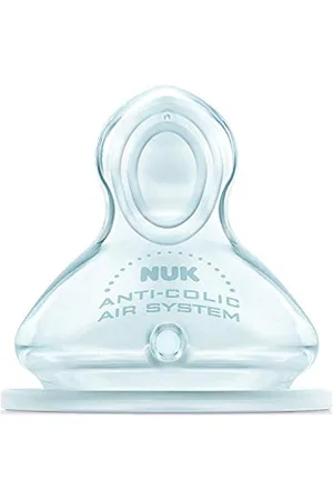 NUK 710014 - Tétines First Choice, Taille 2, Perçage Lait M, 6-18 mois, Lot de 2