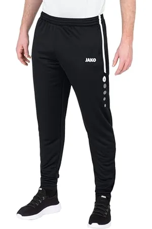 Jako Active Pantalon Homme, Noir/Blanc, 3XL