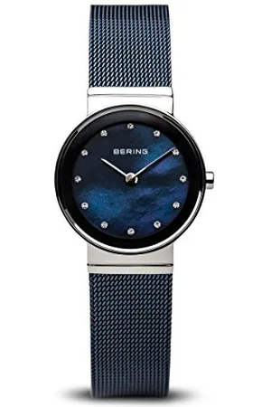 Bering Montre à mouvement à quartz pour femme - Collection classique avec acier inoxydable et verre saphir 10126-307