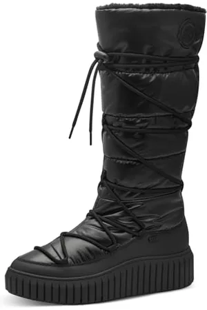 QS by s.Oliver Bottines en Dentelle pour Femme 5-26442-43 Botte de Neige, , 38 EU