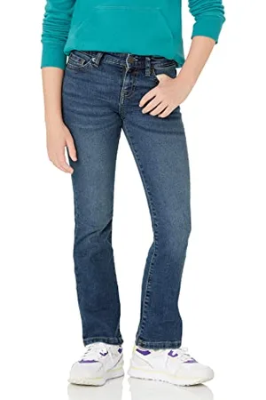 Amazon Jean Coupe Slim Extensible, évasé Fille, , 11 Ans