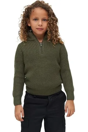 Brandit Kids Marine Pullover Troyer, color: , size: M 134
