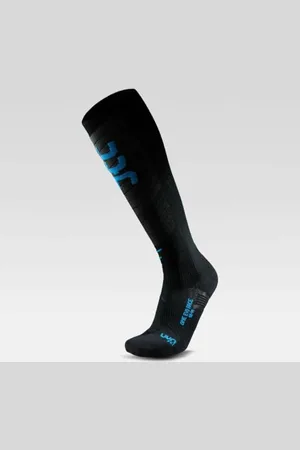 UYN S100324-B032 SKI EVO RACE ONE SOCKS Socks Homme Black/Blue 42/44