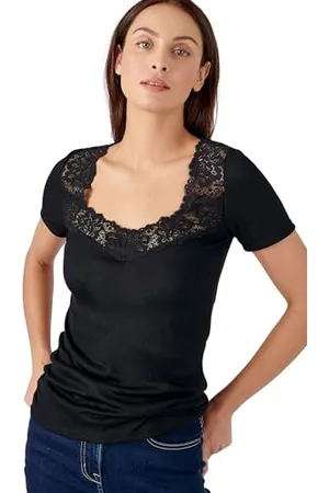 Damart T-Shirt Manches Courtes Douceur Soyeuse Thermolactyl Femme Taille L