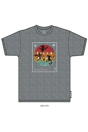 Billabong Divided SS Tee Shirt Homme Grey Heather FR: S (Taille Fabricant: S)