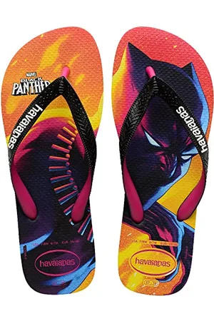 Havaianas Top Marvel Unisex Tongs, Noir/Rose Électrique, 37/38 EU