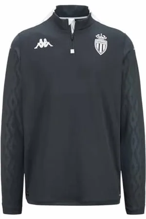 Kappa ABLAS Pro 8 Monaco Sweat ASM | Homme | Taille L | Gris DK/Blanc
