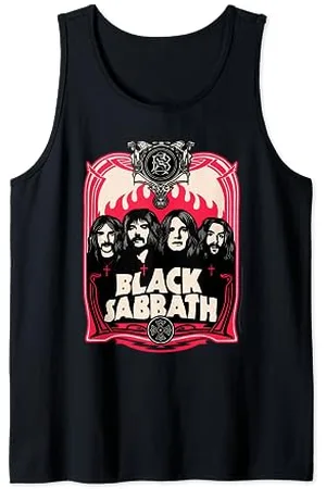 Black Sabbath Flammes rouges officielles Débardeur