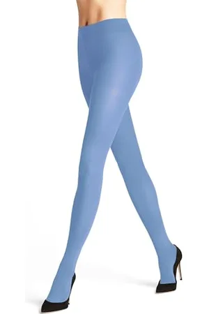 Falke Femme Family collants respirants durables coton opaques ceinture large confortable sur la taille couture plate sans pression sur les orteils unis 1 paire, , 36-38