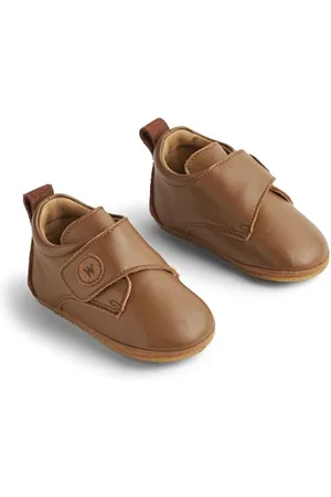 WHEAT Garçon Kinder Hausschuh Dakota Einfarbig-Unisex-Echtes Leder Mule, , 24 EU