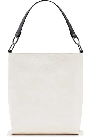 Desigual BAG_LOGORAMA BUTAN 1008 BEIGE CRUDE Femme, Blanc, Einheitsgröße