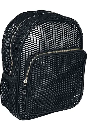Urban classics Sac à dos pour femme en maille transparente, taille unique