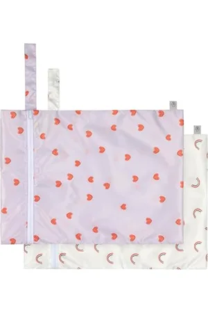 LÄSSIG LÄSSIG Sac réutilisable pour lingettes 2 pièces/Wet Bag