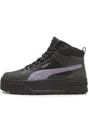 PUMA Femme Karmen II Idol Mid WTR Sneaker, Flat Dark Gray-Pale Plum Silver, 39 EU