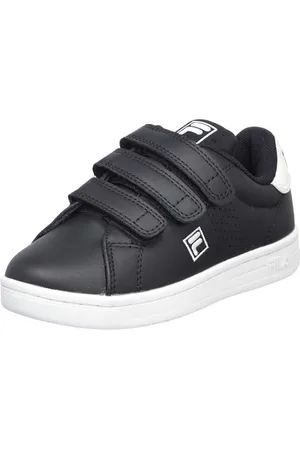 Fila Crosscourt 2 Nt Velcro Kids Basket, Noir/Blanc, 33 EU