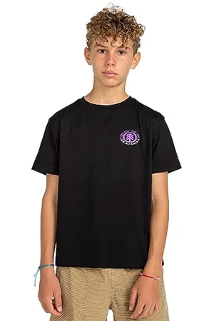 Element Sandy - T-Shirt - Garçon Enfant 8-16 Ans - Bleu.