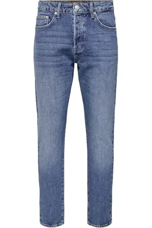 Only & Sons Onsyoke Tape One Mdb 9360 Dot DNM Noos Jeans, Denim médium, 32W x 32L Homme