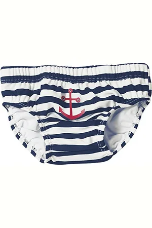 Playshoes 460110 Boxer Bébé garçon, Multicolore (171 marine/weiß), 74/80 cm