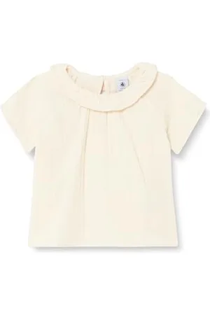 Petit Bateau Blouse Manche Courte Bébé fille, , 3 mois