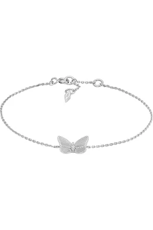 Fossil Bracelet Pour Femmes En Argent Sterling, Longueur : 165mm+25mm, Largeur : 12mm, Hauteur : 9.5mm Bracelet En Argent Sterling, JFS00620040