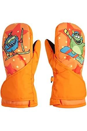 Ziener Gants de Ski LEMMI Unisexes pour bébé, Orange Neuf, 116