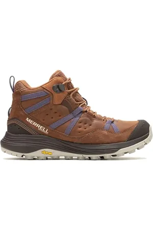 Merrell Femme Siren 4 Traveller Mid WP Chaussure de Marche, Velours Coquille de Noix, 36 EU