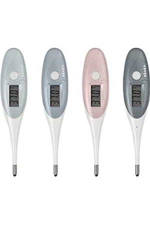 Beaba Thermométre bébé/enfant, Prise de température rapide, Embout souple, Etanche, Alarme sonore, Facile d