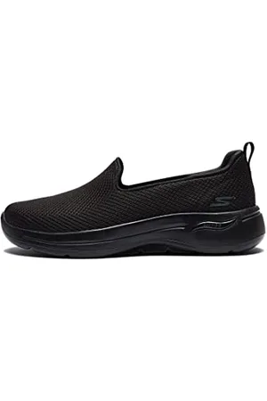 Skechers Femme 124401-BBK_39,5 Sneakers Basses, Black, 39.5 EU