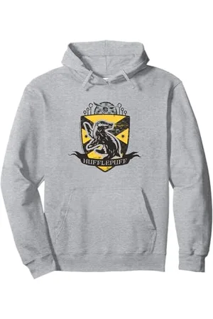 Harry Potter Poufsouffle Quidditch Bouclier vieilli Sweat à Capuche