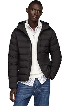 Tommy Hilfiger Veste Matelassée Homme Mid Weight avec Capuche, , 3XL