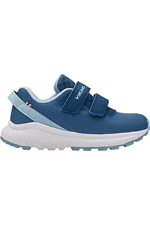 Viking Aery Jolt Low, Basket Garçon Unisex Kinder, Denim/Light Blue, 20 EU