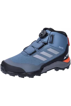 adidas Mixte Terrex Winter Mid BOA Rain.RDY Hiking Shoes Chaussures de randonnée, Wonder Steel/Grey/Semi Impact Orange, 40 EU