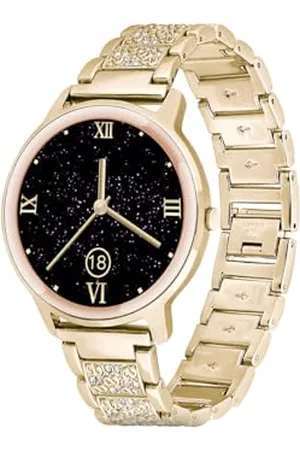 Smarty Femme Numérique Automatique Montre avec Bracelet en Métal SW018F