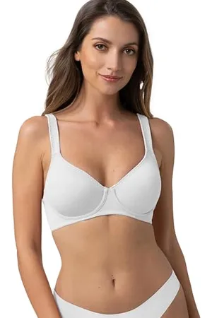 Dorina Lindsay - Soutien-Gorge avec Armatures pour Femme, Non Rembourré, Couverture Totale, Microfibre Douce avec Bretelles Réglables pour Un Confort Toute la Journée