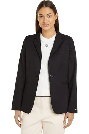 Tommy Hilfiger SMD Core Regular SB Blazer WW0WW39977 Vestes de Sport, Noir (Black), 38 Femme