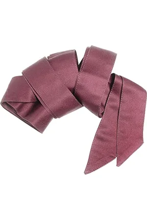 Maya Deluxe Womens Belt Ladies Satin Sash Waist Tie Ribbon Bow Accessory for Bridesmaids Bridal Wedding Prom Evening Occasion Ceinture, , S-M De Las Mujeres