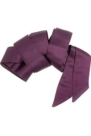 Maya Deluxe Womens Belt Ladies Satin Sash Waist Tie Ribbon Bow Accessory for Bridesmaids Bridal Wedding Prom Evening Occasion Ceinture, , L-XL De Las Mujeres