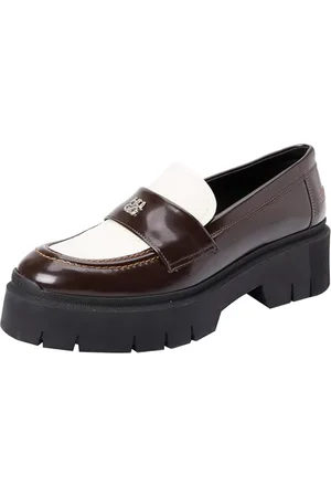 HUGO BOSS Femme Kris_Loafer_BROF Mocassins_Flats, Rust/Cooper, 42 EU