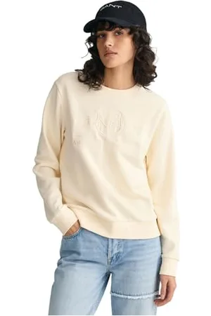 GANT Reg Tonal Shield C-Neck Sweat Maillot de survêtement, , M Femme