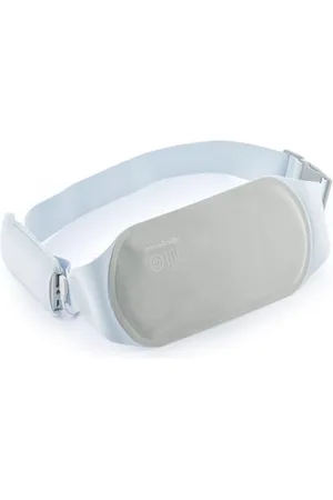 InnovaGoods Ceinture de Massage Chauffante | Sans-fil & Rechargeable | 3 Intensités, Température 40-55-65°C | Ergonomique, Polyester, Taille Unique