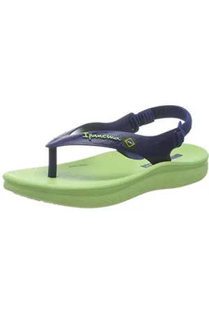 Ipanema Garçon Unisex Kinder Anatomica Soft Baby Sandales, Multicolore (Green/Blue 8104.0), 19.5 EU
