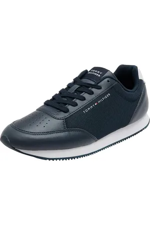 Tommy Hilfiger Baskets Homme Runner Mix Basses, Bleu (Desert Sky), 46