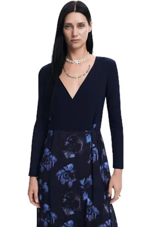Desigual Robe tissée à Manches Longues pour Femme, , X-Small