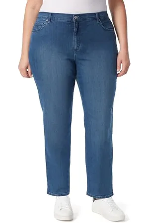 Gloria Vanderbilt Amanda Jean fuselé Taille Haute Classique, , 46 Court Femme